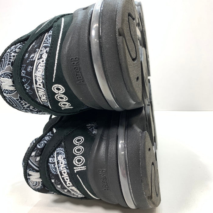 【中古品】【メンズ】 NEW BALANCE ニューバランス ATMOS M1000AP BANDHU スニーカー シューズ 靴 162-250726-gm-07-fuz サイズ：27cm カラー：ブラック 万代Net店