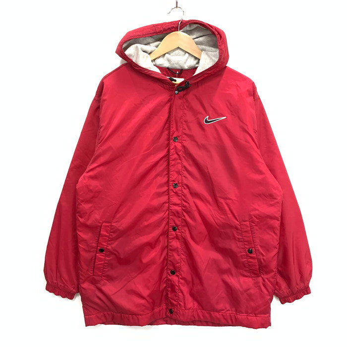 【中古品】【メンズ】 ナイキ 90s ナイロンジャケット 白タグ アウター ブランド 古着 145-250608-gm-35-fuz サイズ：M カラー：レッド 万代Net店