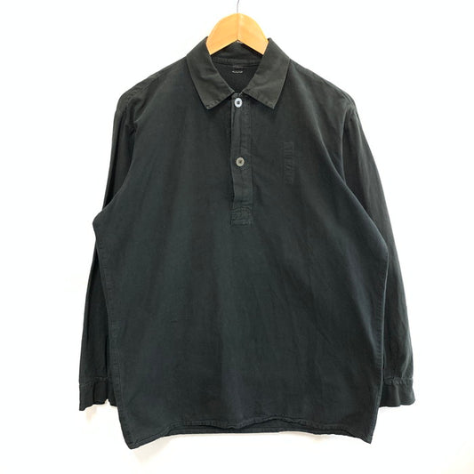 【中古品】【メンズ】 USED EURO PULLOVER SHIRT ユーロプルオーバーシャツ 長袖 古着 145-260103-gm-18-fuz サイズ：41 カラー：ブラック 万代Net店