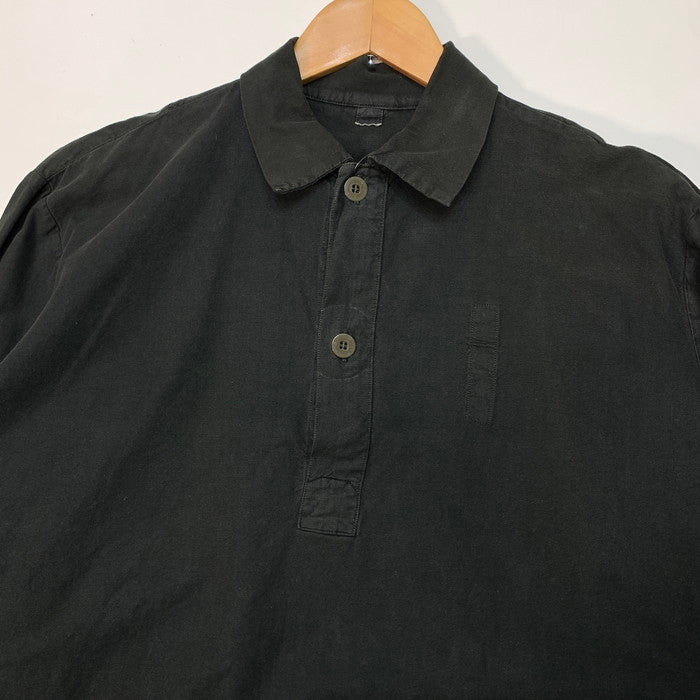 【中古品】【メンズ】 USED EURO PULLOVER SHIRT ユーロプルオーバーシャツ 長袖 古着 145-260103-gm-18-fuz サイズ：41 カラー：ブラック 万代Net店
