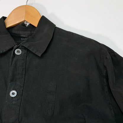 【中古品】【メンズ】 USED EURO PULLOVER SHIRT ユーロプルオーバーシャツ 長袖 古着 145-260103-gm-18-fuz サイズ：41 カラー：ブラック 万代Net店