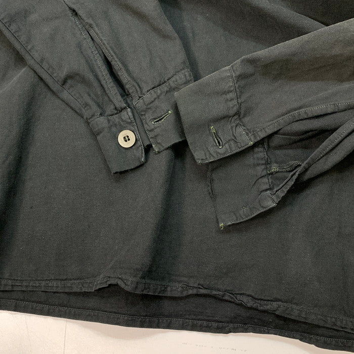 【中古品】【メンズ】 USED EURO PULLOVER SHIRT ユーロプルオーバーシャツ 長袖 古着 145-260103-gm-18-fuz サイズ：41 カラー：ブラック 万代Net店