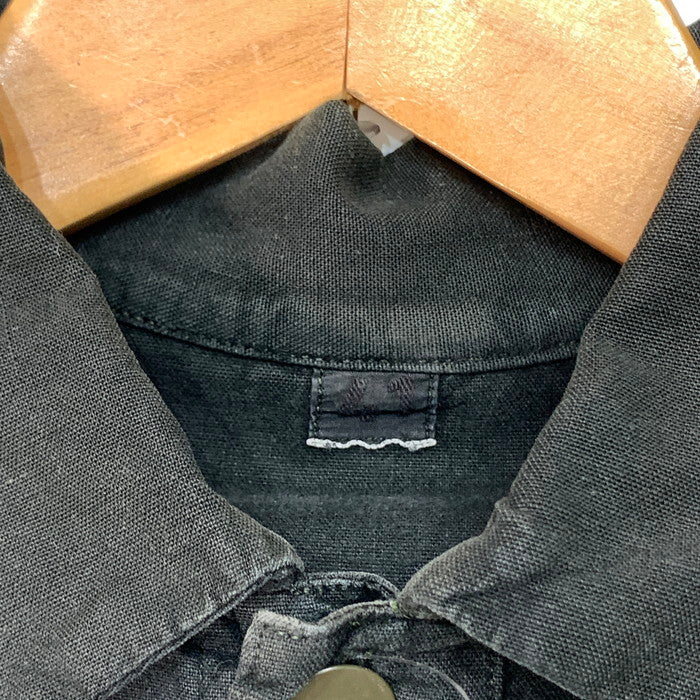 【中古品】【メンズ】 USED EURO PULLOVER SHIRT ユーロプルオーバーシャツ 長袖 古着 145-260103-gm-18-fuz サイズ：41 カラー：ブラック 万代Net店