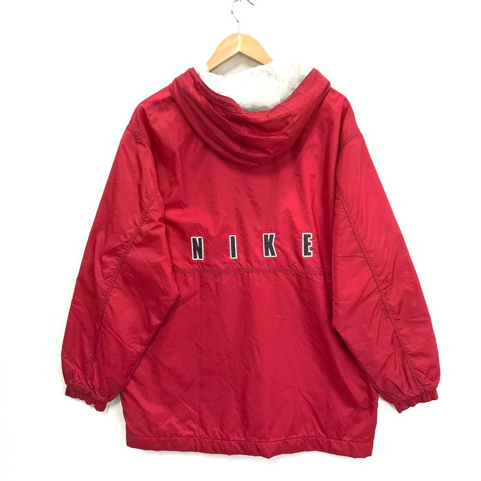 【中古品】【メンズ】 ナイキ 90s ナイロンジャケット 白タグ アウター ブランド 古着 145-250608-gm-35-fuz サイズ：M カラー：レッド 万代Net店