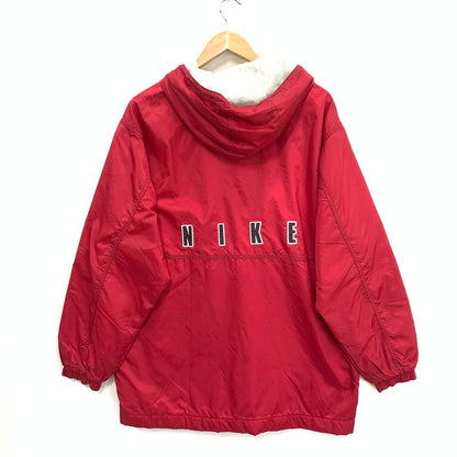 【中古品】【メンズ】 ナイキ 90s ナイロンジャケット 白タグ アウター ブランド 古着 145-250608-gm-35-fuz サイズ：M カラー：レッド 万代Net店