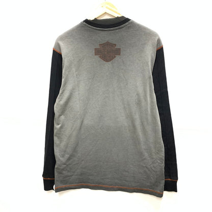 【中古品】【メンズ】 ハーレーダビッドソン LRON BAND TEE 長袖Tシャツ カットソー トップス ブランド 古着 145-250727-gm-35-fuz サイズ：M カラー：グレー 万代Net店