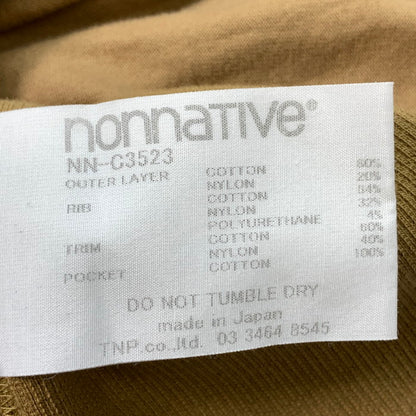 【中古品】【メンズ】 nonnative ノンネイティブ PULLOVER PARKER パーカー ブランド 古着 140-251122-gm-06-fuz サイズ：02 カラー：ベージュ 万代Net店
