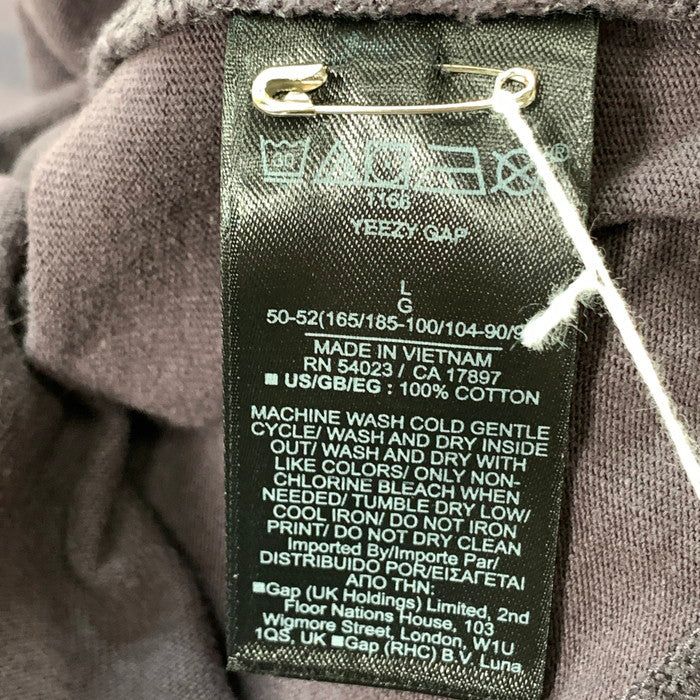 【中古美品】【メンズ】 YEEZY GAP ENGINEERED BY BALENCIAGA 10A DOVE LS TEE 長袖Tシャツ ブランド 古着 142-251109-gm-14-fuz サイズ：L カラー：グレー 万代Net店
