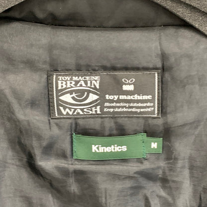【中古品】【メンズ】 kinetics キネティックス TOY MACHINE PUFF JACKET トイマシーン パフジャケット ブランド 古着 142-251129-gm-28-fuz サイズ：M カラー：ブラック 万代Net店