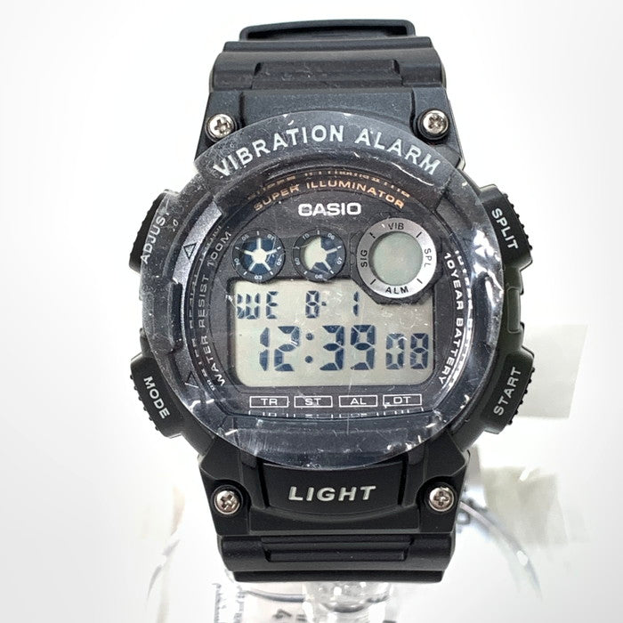【中古美品】【メンズ】 CASIO カシオ W735H-1AV 腕時計 197-250622-gm-06-fuz カラー：ブラック 万代Net店