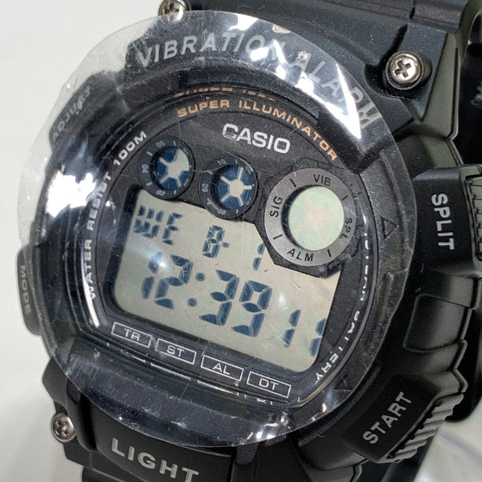 【中古美品】【メンズ】 CASIO カシオ W735H-1AV 腕時計 197-250622-gm-06-fuz カラー：ブラック 万代Net店
