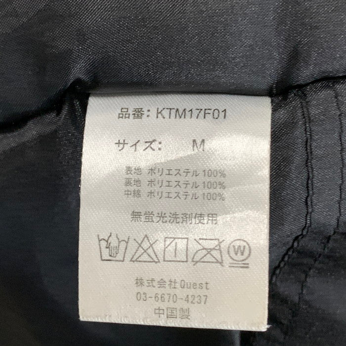 【中古品】【メンズ】 kinetics キネティックス TOY MACHINE PUFF JACKET トイマシーン パフジャケット ブランド 古着 142-251129-gm-28-fuz サイズ：M カラー：ブラック 万代Net店