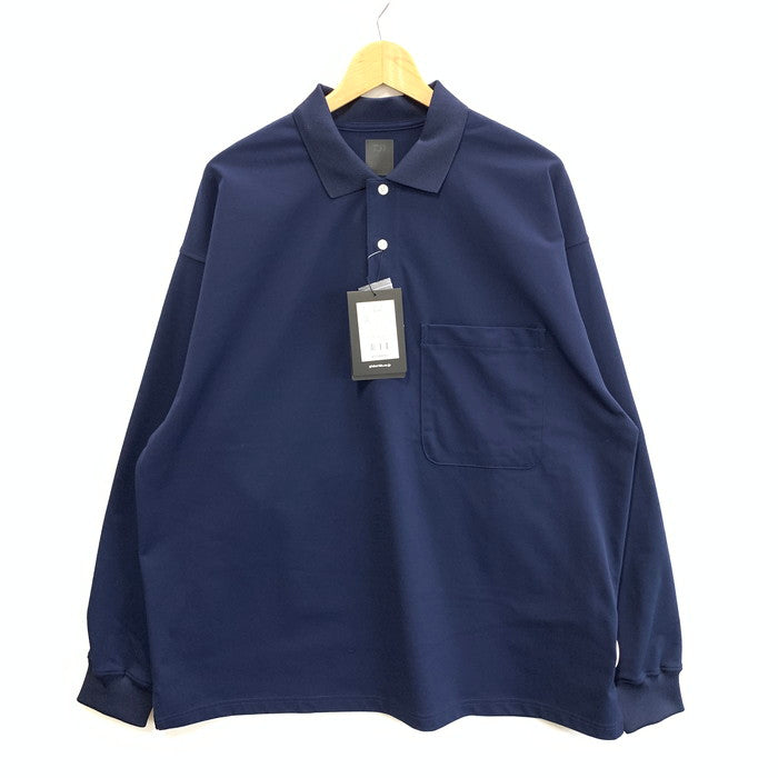 【中古美品】【メンズ】 DAIWA PIER39 BE-31024 TECHPOLO SHRTS LS 長袖ポロシャツ ブランド 古着 140-251214-gm-10-fuz サイズ：L カラー：ネイビー 万代Net店