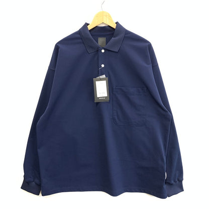 【中古美品】【メンズ】 DAIWA PIER39 BE-31024 TECHPOLO SHRTS LS 長袖ポロシャツ ブランド 古着 140-251214-gm-10-fuz サイズ：L カラー：ネイビー 万代Net店