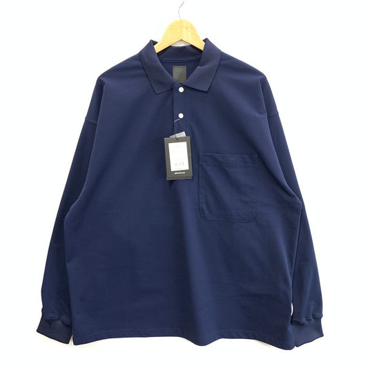 【中古美品】【メンズ】 DAIWA PIER39 BE-31024 TECHPOLO SHRTS LS 長袖ポロシャツ ブランド 古着 140-251214-gm-10-fuz サイズ：L カラー：ネイビー 万代Net店