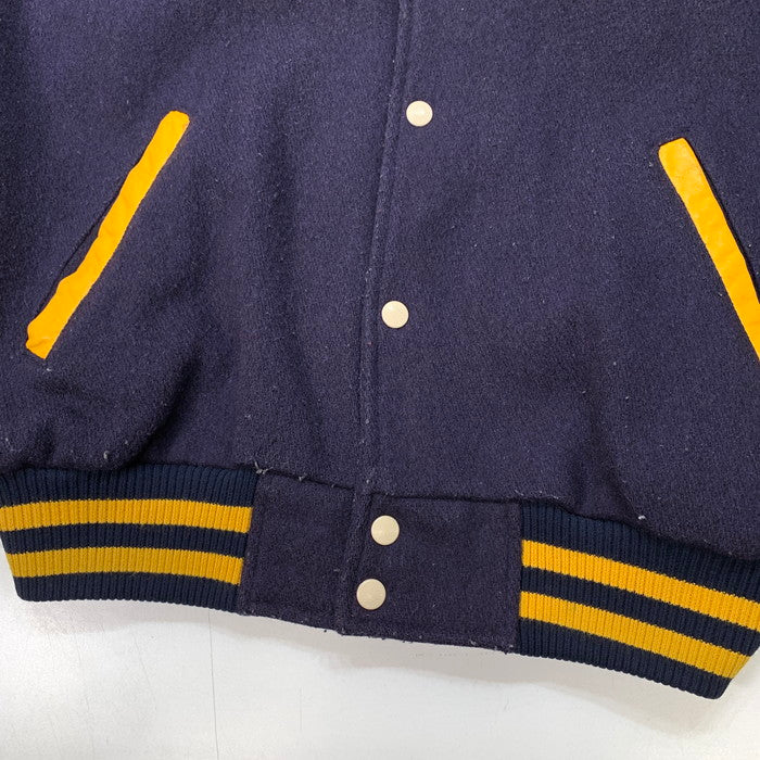 【中古品】【メンズ】 COOPER COLLEGIATE スタジアムジャケット ブランド 古着 145-260103-gm-20-fuz サイズ：M カラー：ネイビー 万代Net店
