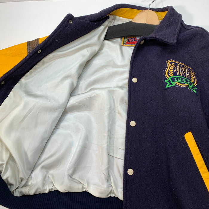 【中古品】【メンズ】 COOPER COLLEGIATE スタジアムジャケット ブランド 古着 145-260103-gm-20-fuz サイズ：M カラー：ネイビー 万代Net店