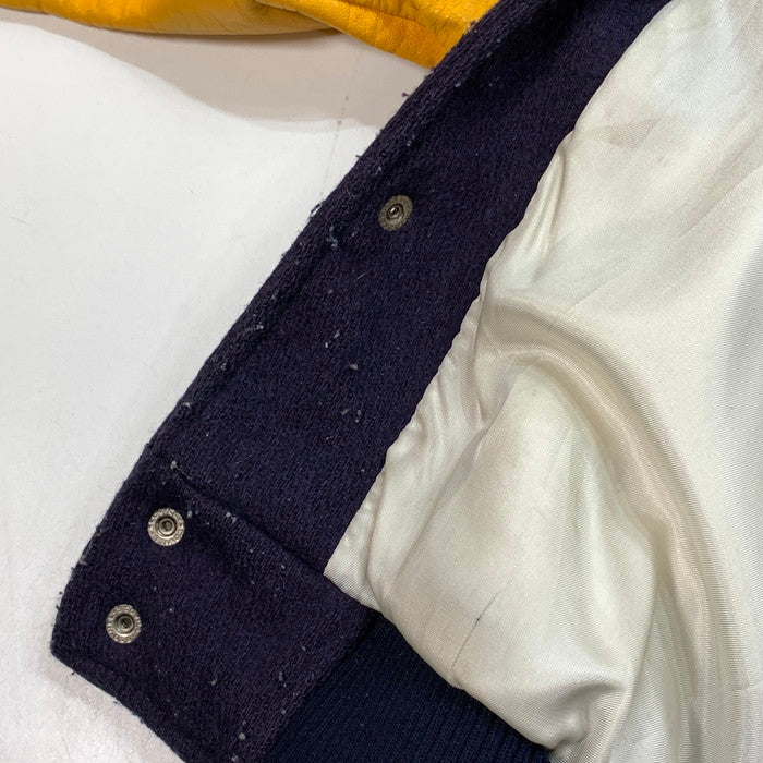 【中古品】【メンズ】 COOPER COLLEGIATE スタジアムジャケット ブランド 古着 145-260103-gm-20-fuz サイズ：M カラー：ネイビー 万代Net店