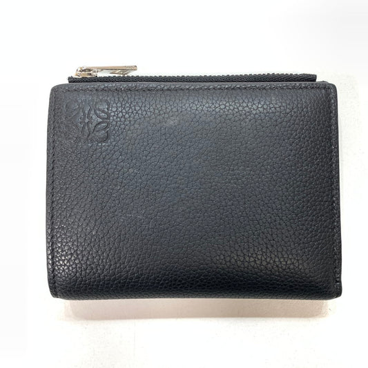 【中古品】【メンズ/レディース】 LOEWE ロエベ スリムコンパクトウォレット ブランド 財布 181-251220-gm-29-fuz カラー：ブラック 万代Net店