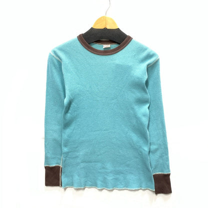 【中古品】【メンズ】 FREEWHEELERS POWER WEAR サーマルカットソー 長袖Tシャツ ブランド 古着 145-251206-gm-14-fuz サイズ：S カラー：ブルー 万代Net店