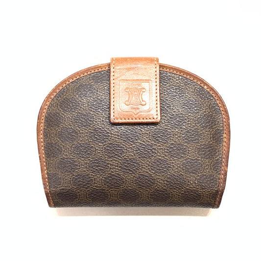 【中古品】【レディース】 CELINE セリーヌ MONOGRAM MINI WALLET モノグラム ミニウォレット ブランド 財布 小物 181-250810-gm-24-fuz カラー：ブラウン 万代Net店
