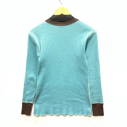 【中古品】【メンズ】 FREEWHEELERS POWER WEAR サーマルカットソー 長袖Tシャツ ブランド 古着 145-251206-gm-14-fuz サイズ：S カラー：ブルー 万代Net店