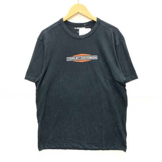【中古品】【メンズ】 ハーレーダビッドソン 96012-25VM BAR&SHIELD スラブTシャツ 半袖Tシャツ カットソー トップス ブランド 古着 145-250727-gm-36-fuz サイズ：L カラー：ブラック 万代Net店