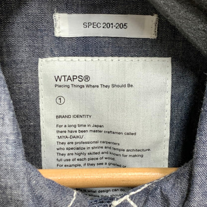 【中古品】【メンズ】 WTAPS ダブルタップス 121LTDT-JKM01 カバーオール ジャケット アウター ブランド 古着 142-250531-gm-07-fuz サイズ：01 カラー：グレー 万代Net店