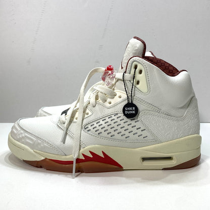 【中古美品】【メンズ】 NIKE ナイキ HF8833-100 AIR JODAN 5 RETRO ELGRITO "SAIL AND DARK PONY" エアジョーダン 5 スニーカー 160-251019-gm-21-fuz サイズ：27.5cm カラー：ホワイト 万代Net店