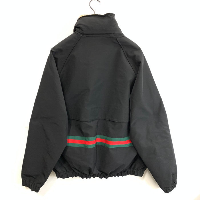 【中古品】【メンズ】 GUCCI グッチ 722511 ZALX2 REVERSIBLE GG CANVAS JACKET リバーシブルGGキャンバスジャケット アウター ブランド 古着 141-260124-gm-06-fuz サイズ：48 カラー：ブラック ベージュ 万代Net店