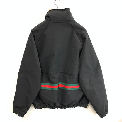 【中古品】【メンズ】 GUCCI グッチ 722511 ZALX2 REVERSIBLE GG CANVAS JACKET リバーシブルGGキャンバスジャケット アウター ブランド 古着 141-260124-gm-06-fuz サイズ：48 カラー：ブラック ベージュ 万代Net店