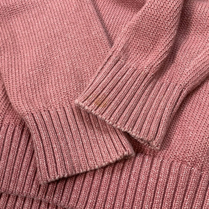 【中古品】【メンズ】 Barbour バーブァー ニットセーター トップス ブランド 古着 オーバーサイズ 141-250201-gm-39-fuz サイズ：M カラー：ピンク 万代Net店