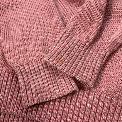 【中古品】【メンズ】 Barbour バーブァー ニットセーター トップス ブランド 古着 オーバーサイズ 141-250201-gm-39-fuz サイズ：M カラー：ピンク 万代Net店