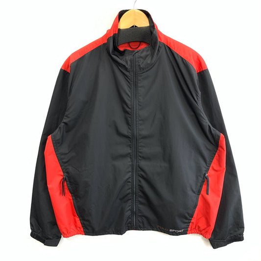 【中古品】【メンズ】 POLO SPORTS ポロスポーツ ナイロンジャケット ブランド 古着 147-260103-gm-25-fuz サイズ：LL カラー：ブラック レッド 万代Net店