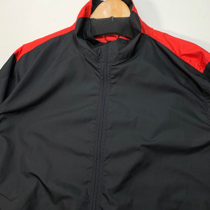 【中古品】【メンズ】 POLO SPORTS ポロスポーツ ナイロンジャケット ブランド 古着 147-260103-gm-25-fuz サイズ：LL カラー：ブラック レッド 万代Net店