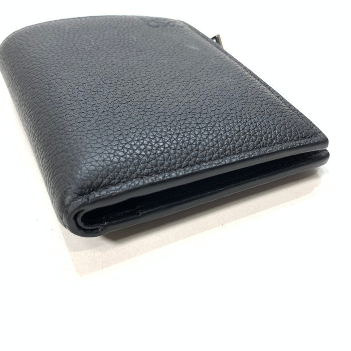 【中古品】【メンズ/レディース】 LOEWE ロエベ スリムコンパクトウォレット ブランド 財布 181-251220-gm-29-fuz カラー：ブラック 万代Net店