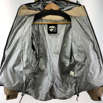 【現状渡し品】【メンズ】 A BATHING APE アベイシングエイプ 中綿ジャケット アウター ブランド 古着 142-251019-gm-35-fuz サイズ：M カラー：ベージュ 万代Net店