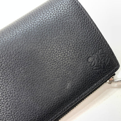 【中古品】【メンズ/レディース】 LOEWE ロエベ スリムコンパクトウォレット ブランド 財布 181-251220-gm-29-fuz カラー：ブラック 万代Net店