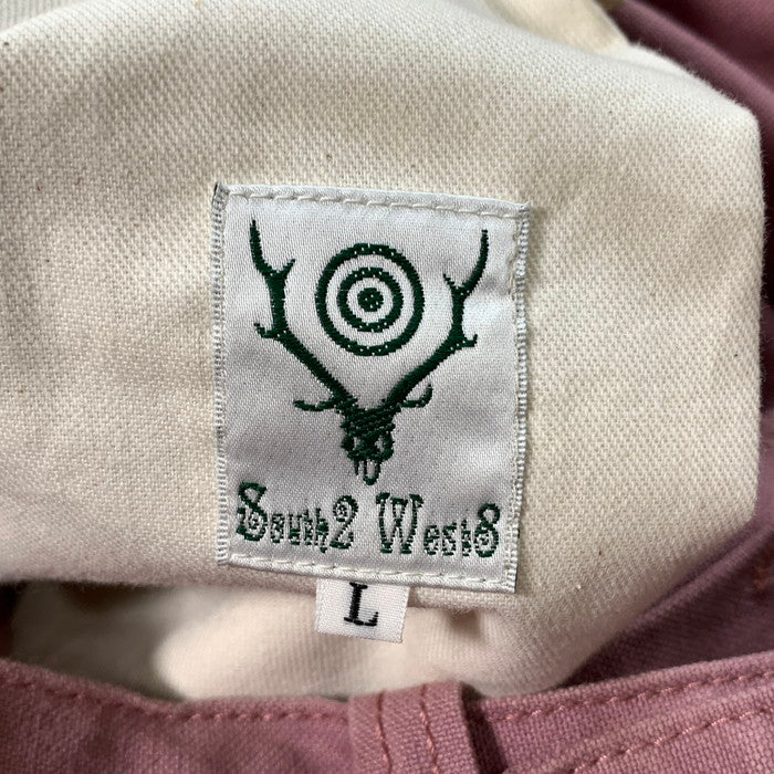 【中古品】【メンズ】 South2 West8 サウスツーウェストエイト COTTON PANTS コットンパンツ ボトムス ブランド 古着 151-251122-gm-09-fuz サイズ：L カラー：ピンク 万代Net店