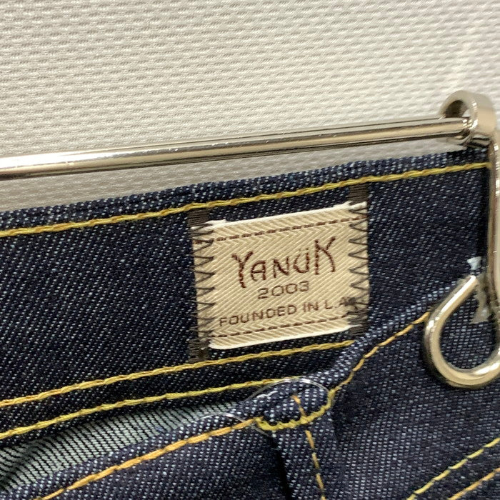 【中古品】【メンズ】 YANUK ヤヌーク A0408FP 114 テーパードデニムパンツ ボトムス ブランド 古着 158-250913-gm-06-fuz サイズ：02 カラー：インディゴ 万代Net店