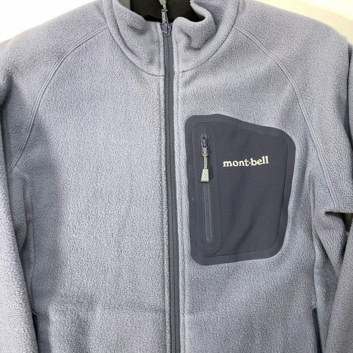 【中古品】【レディース】 mont-bell モンベル 1106592 フリースジャケット アウター ブランド 古着 170-260215-gm-16-fuz サイズ：M カラー：ブルー グレー 万代Net店