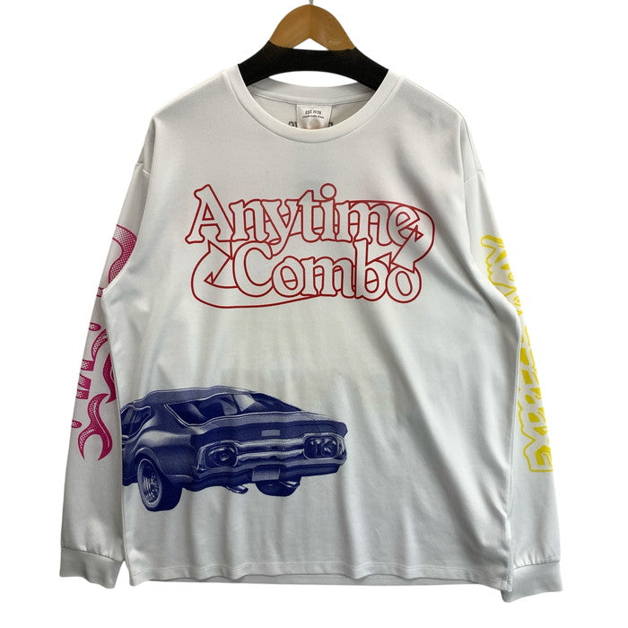 【中古品】【メンズ】 Calvin klein Jeans カルバンクラインジーンズ メッシュ長袖Tシャツ トップス ブランド 古着 141-260214-gm-09-fuz サイズ：S カラー：ホワイト 万代Net店