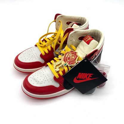 【中古美品】【メンズ】 NIKE×TEYANA TAYLOR ナイキ テヤナ・テイラー FJ0604-601 AIR JORDAN １ HIGH ZOOM CMFT ２”GYM RED” スニーカー 靴 160-260601-st-11-otoh カラー：ムレッド/サミットホワイト/ブラック 万代Net店