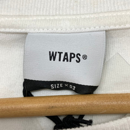 【中古品】【メンズ】 WTAPS ダブルタップス 25SS HG SS TEE 半袖Tシャツ ブランド 古着 142-251214-gm-12-fuz サイズ：3 カラー：ホワイト 万代Net店