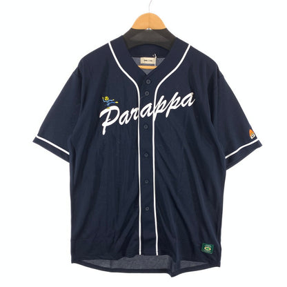 【中古美品】【メンズ】 WIND AND SEA ウィンダンシー PARRAPA WDS-O-PTR-26-Q3-SH-01 BASEBALL SHIRT ベースボールシャツ 半袖シャツ ブランド 古着 142-260412-gm-20-fuz サイズ：L カラー：ネイビー 万代Net店