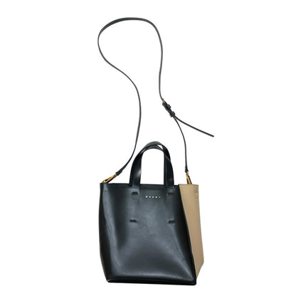 【中古品】【メンズ/レディース】 MARNI マルニ 2way ショルダーバッグ ハンドバッグ ブランド カバン 180-251220-gm-31-fuz カラー：ブラック ベージュ 万代Net店