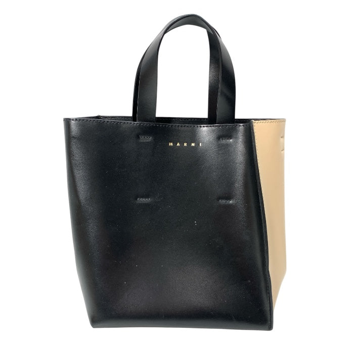 【中古品】【メンズ/レディース】 MARNI マルニ 2way ショルダーバッグ ハンドバッグ ブランド カバン 180-251220-gm-31-fuz カラー：ブラック ベージュ 万代Net店