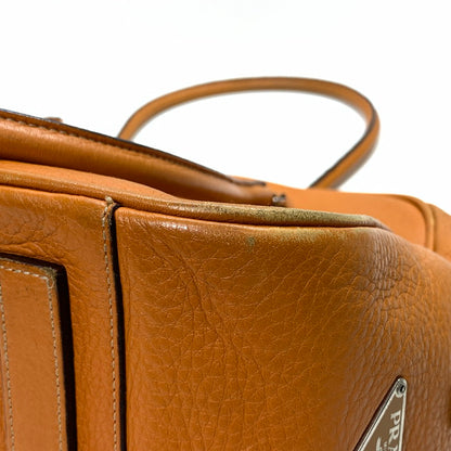 【中古品】【レディース】 PRADA プラダ B11206 DAINO SPORT ハンドバッグ ブランド カバン 180-251129-gm-06-fuz カラー：オレンジ 万代Net店