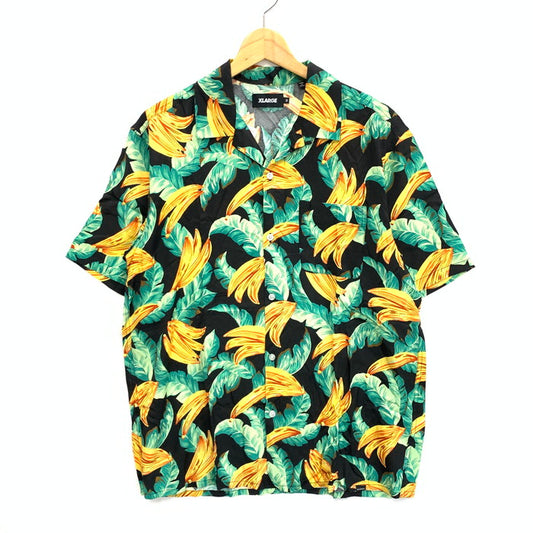 【中古品】【メンズ】 XLARGE エクストララージ ハワイアンシャツ アロハシャツ 半袖シャツ トップス ブランド 古着 142-250518-gm-20-fuz サイズ：M カラー：総柄 万代Net店
