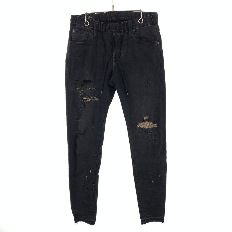 【中古品】【メンズ】 BIG JOHN ビッグジョン SURT TAPERED SILM JOGGER テーパードスリムジョガーパンツ ボトムス ブランド 古着 156-260411-gm-47-fuz サイズ：S カラー：ブラック 万代Net店